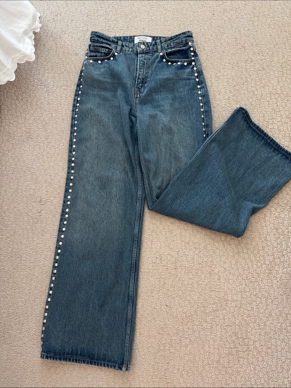 Reformation Cary High Rise Slouchy Wide Leg Jeans - Picture 5 of 6